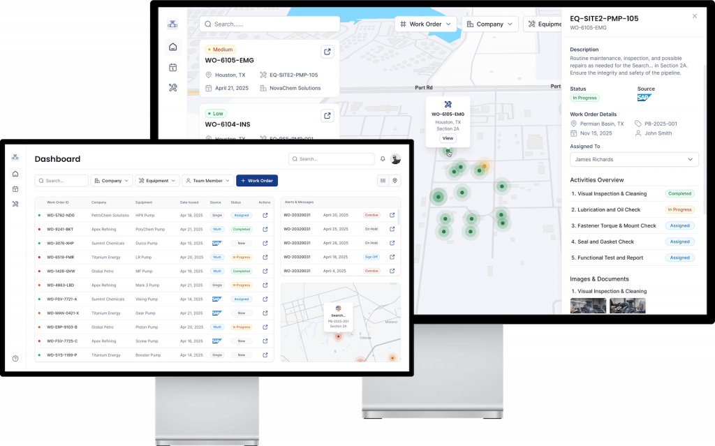 Supervisor planning dashboard