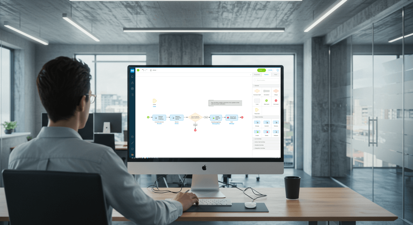 Enterprise Low-Code Development with Mendix background