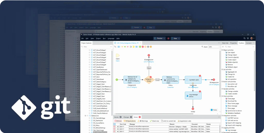 Mendix Git Version Control
